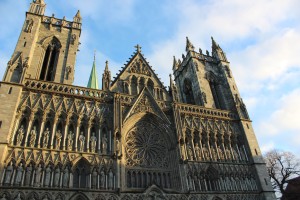 Contruction of Nidaros Cathedral was first started in 1070.